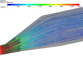 Flow modeling - Scrubber gas flow transition
