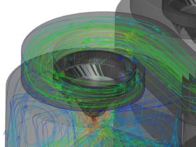 Flow modeling - SDA Inlet flow to spray dray absorber upper inlet