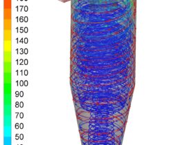 Flow modeling - Particulate distribution in high efficiency cyclone