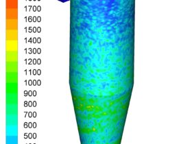 Flow modeling - Cyclone particulate wall film depth