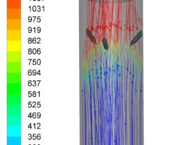 Flow modeling - Gas temperature in quench tower